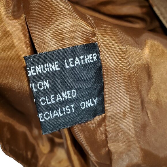 Beyond Leather Suede Vest Waistcoat Men's XL Tan Brown Western Rockabilly - Picture 5 of 5